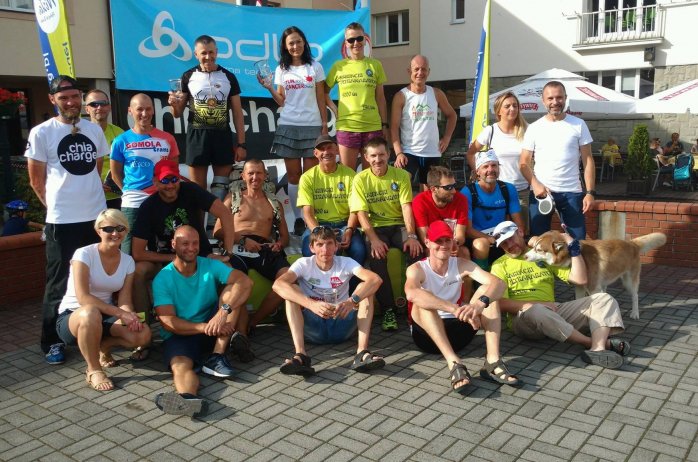 Najlepsi uczestnicy Karpackiego Ultra Matratonu na mecie w Wiśle